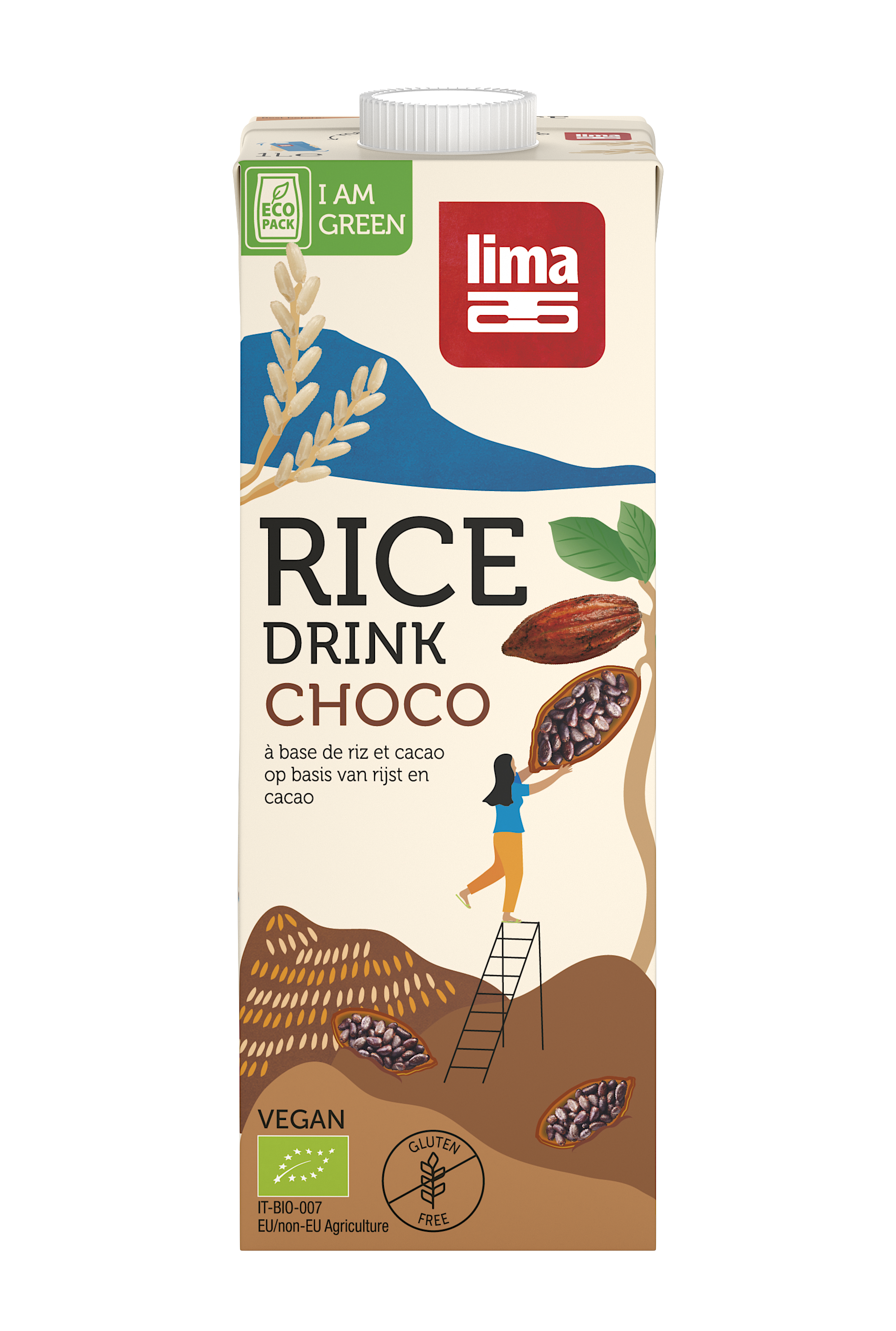 Lima Rice drink choco bio 1L